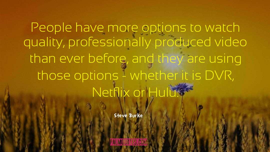 Corajosos Netflix quotes by Steve Burke