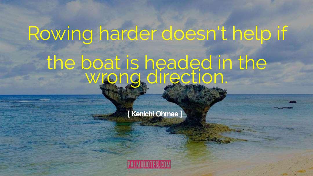 Corazzini Boat quotes by Kenichi Ohmae