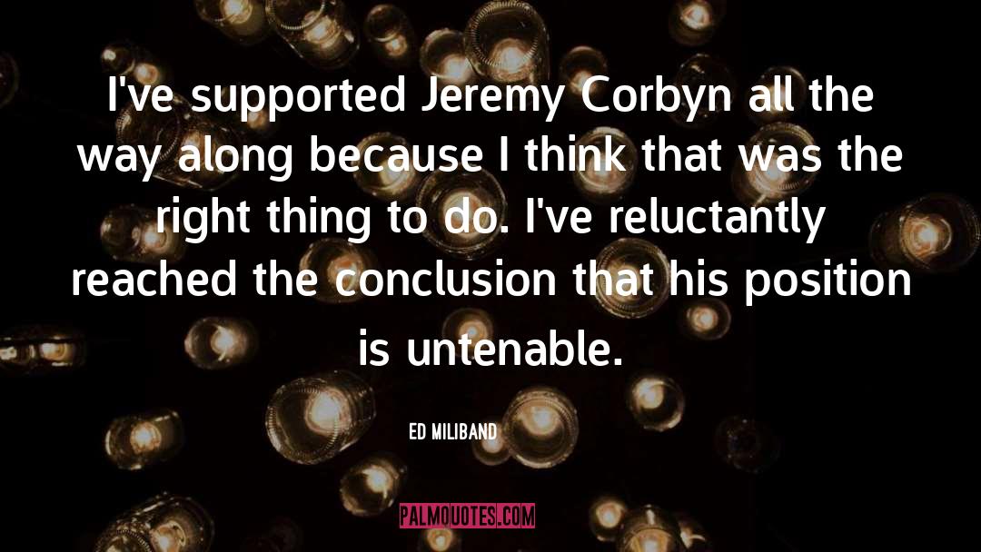 Corbyn quotes by Ed Miliband