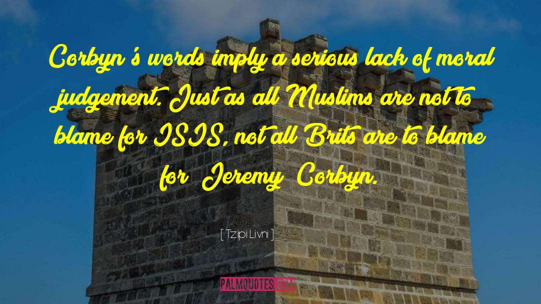 Corbyn quotes by Tzipi Livni