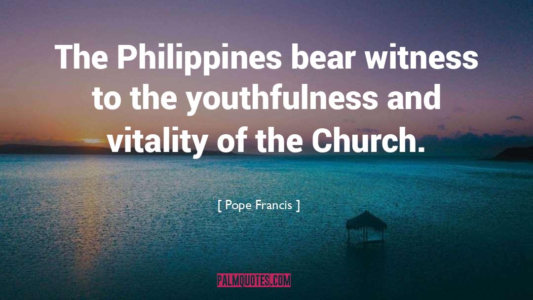 Cordilleras Philippines quotes by Pope Francis