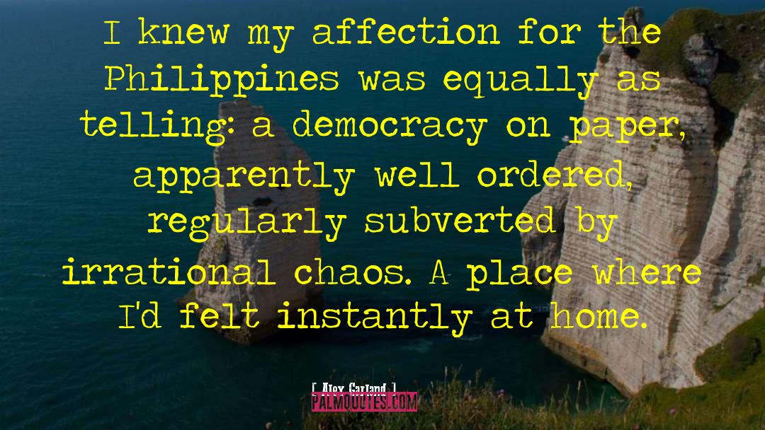 Cordilleras Philippines quotes by Alex Garland