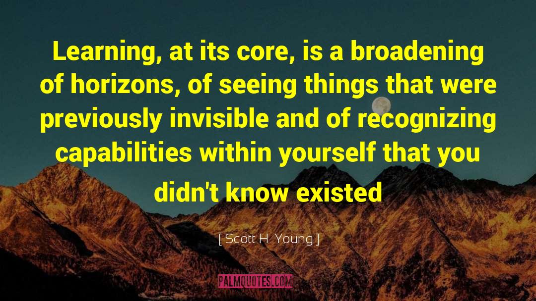 Core Belief quotes by Scott H. Young