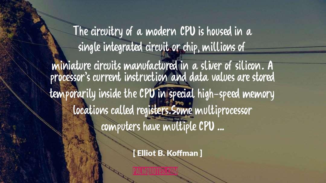 Core Memory quotes by Elliot B. Koffman