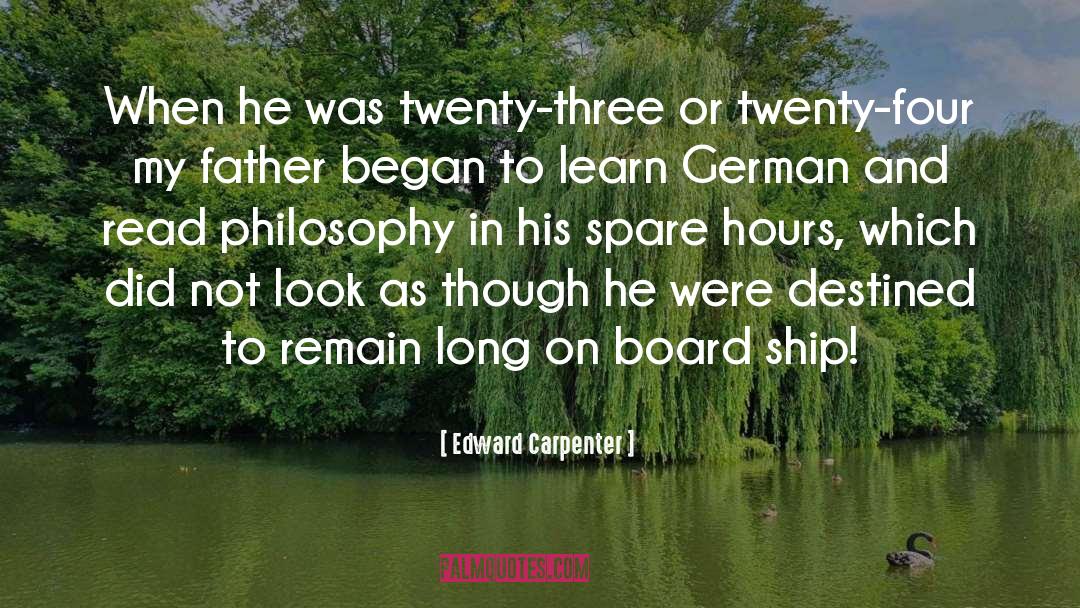 Core Philosophy quotes by Edward Carpenter