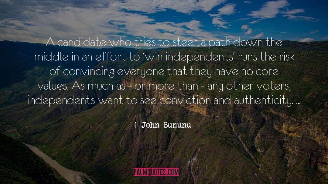 Core Values quotes by John Sununu