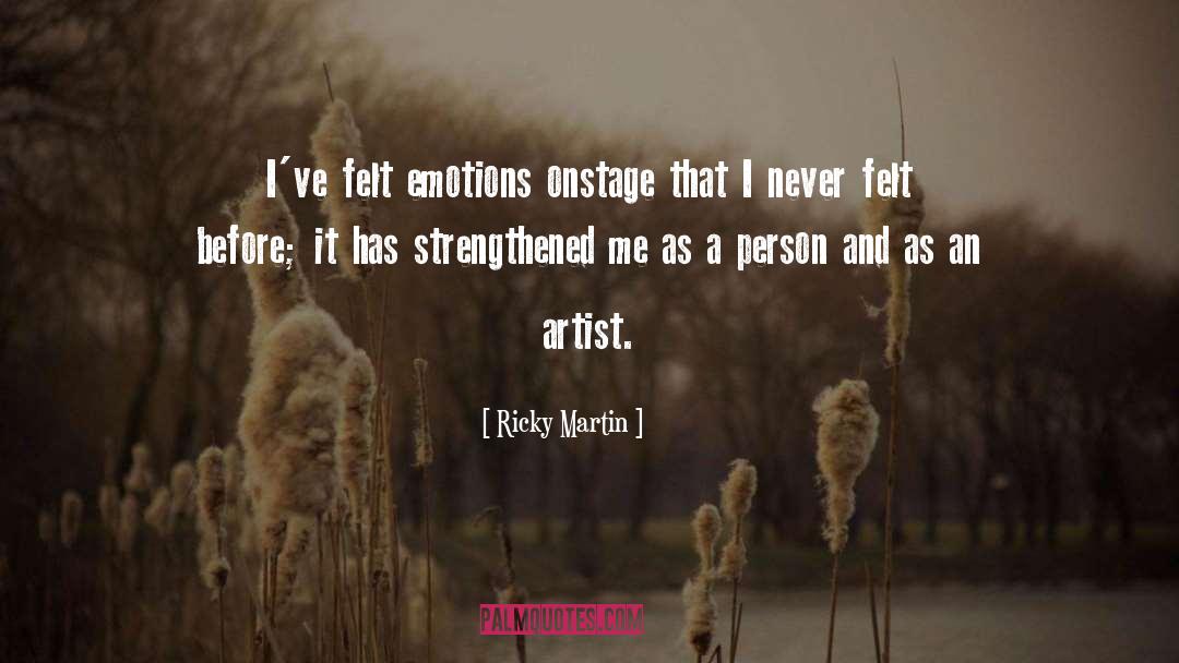 Coreen Farkouh Artist quotes by Ricky Martin