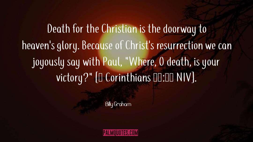 Corinthians quotes by Billy Graham