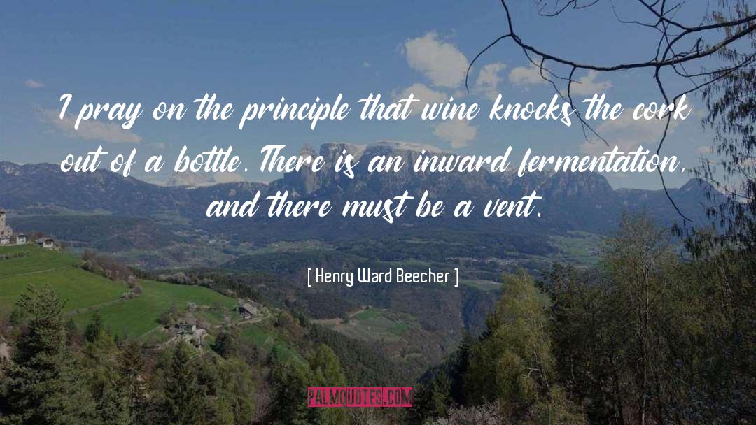 Cork quotes by Henry Ward Beecher