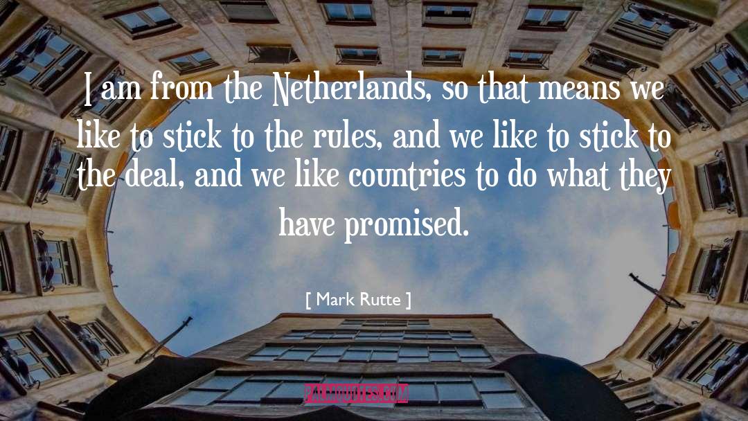 Corkum Netherlands quotes by Mark Rutte