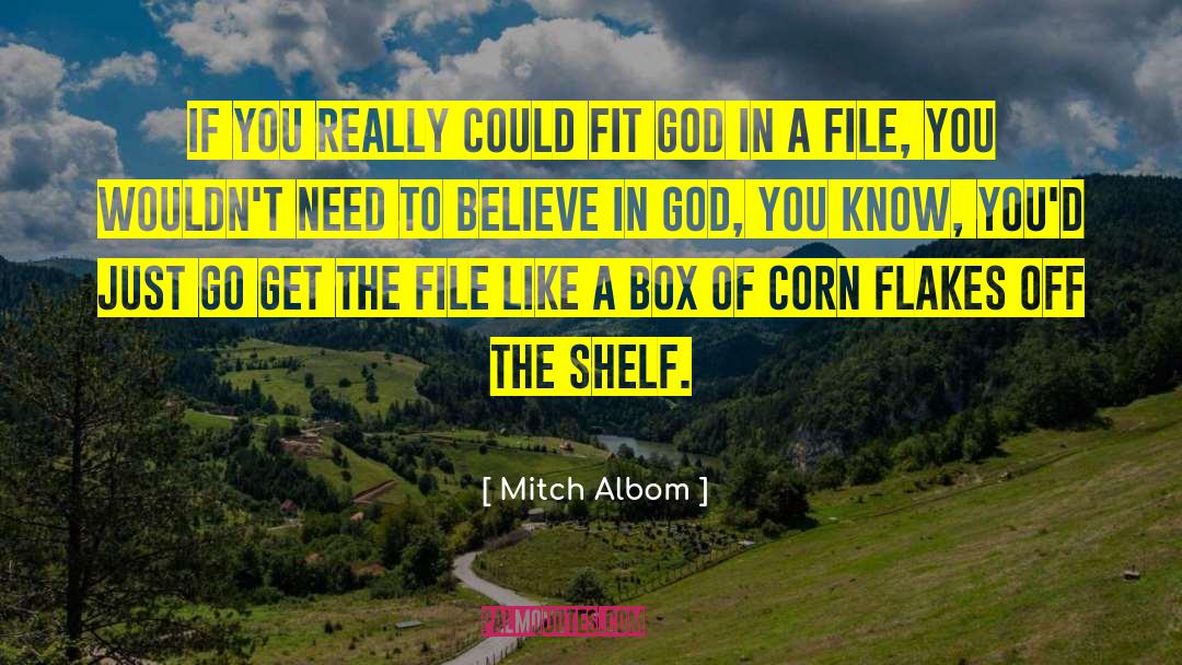 Corn Flakes quotes by Mitch Albom