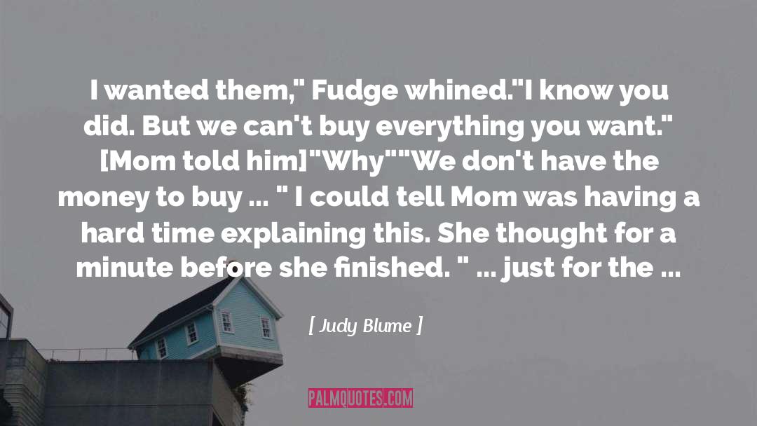 Cornelius Fudge quotes by Judy Blume