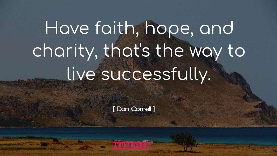 Cornell quotes by Don Cornell