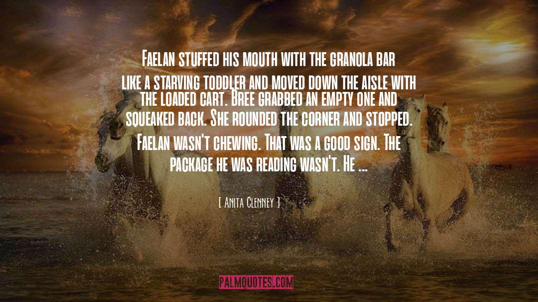 Corner quotes by Anita Clenney