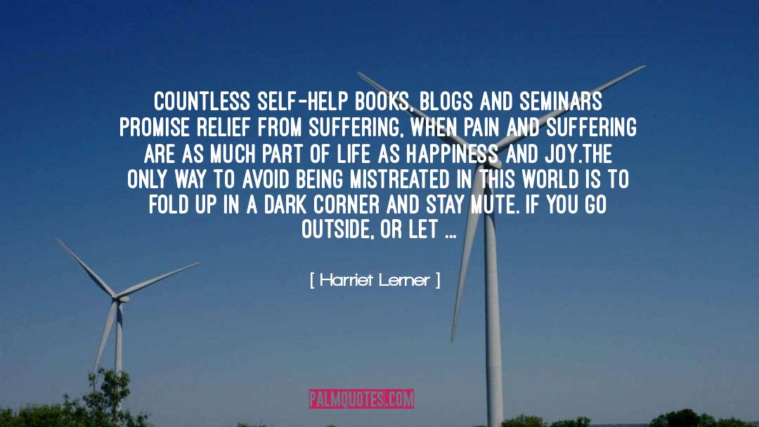 Corner quotes by Harriet Lerner