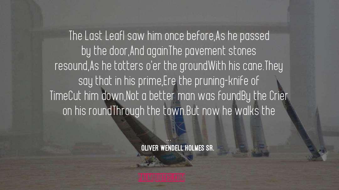 Cornered quotes by Oliver Wendell Holmes Sr.