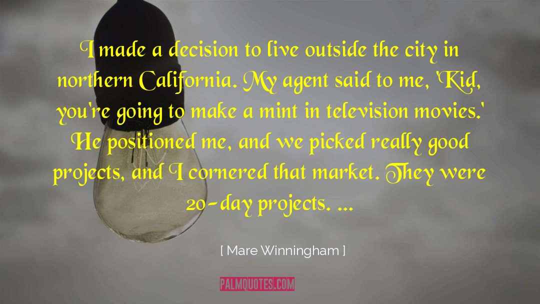 Cornered quotes by Mare Winningham