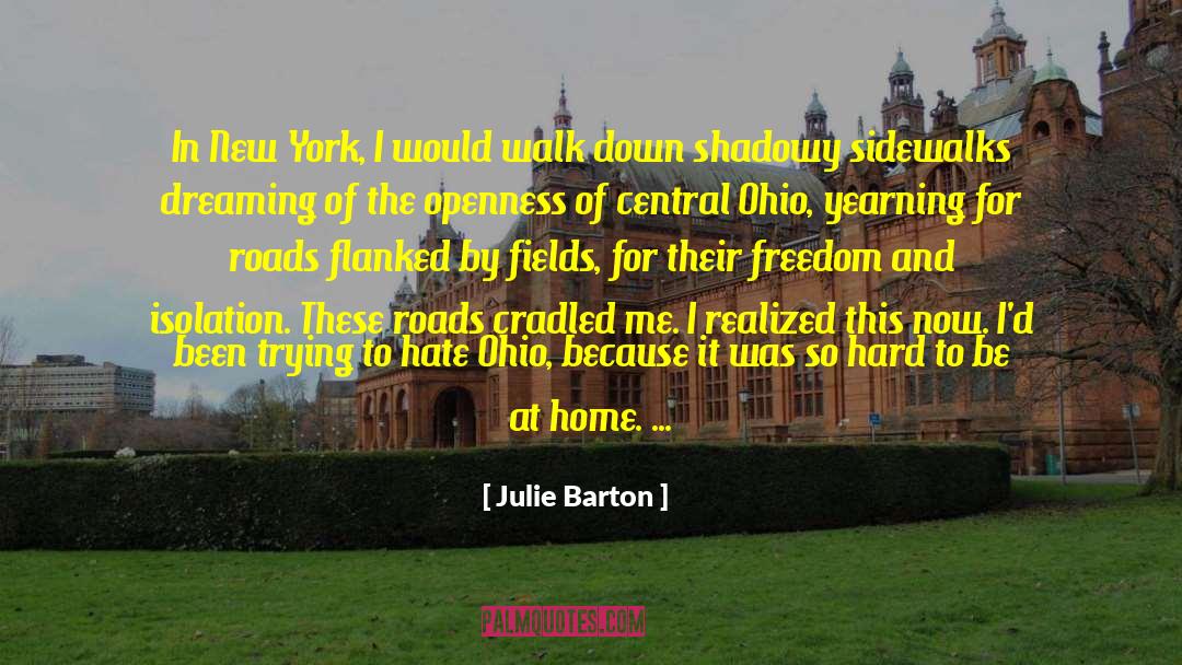 Cornfields quotes by Julie Barton