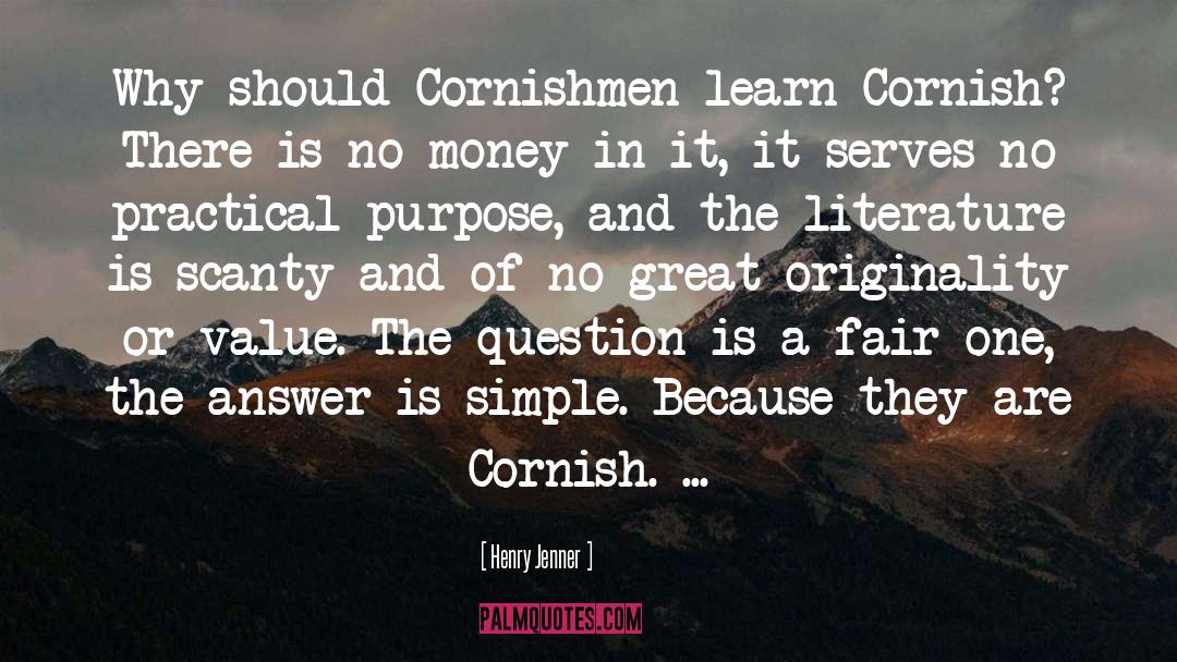 Cornish quotes by Henry Jenner