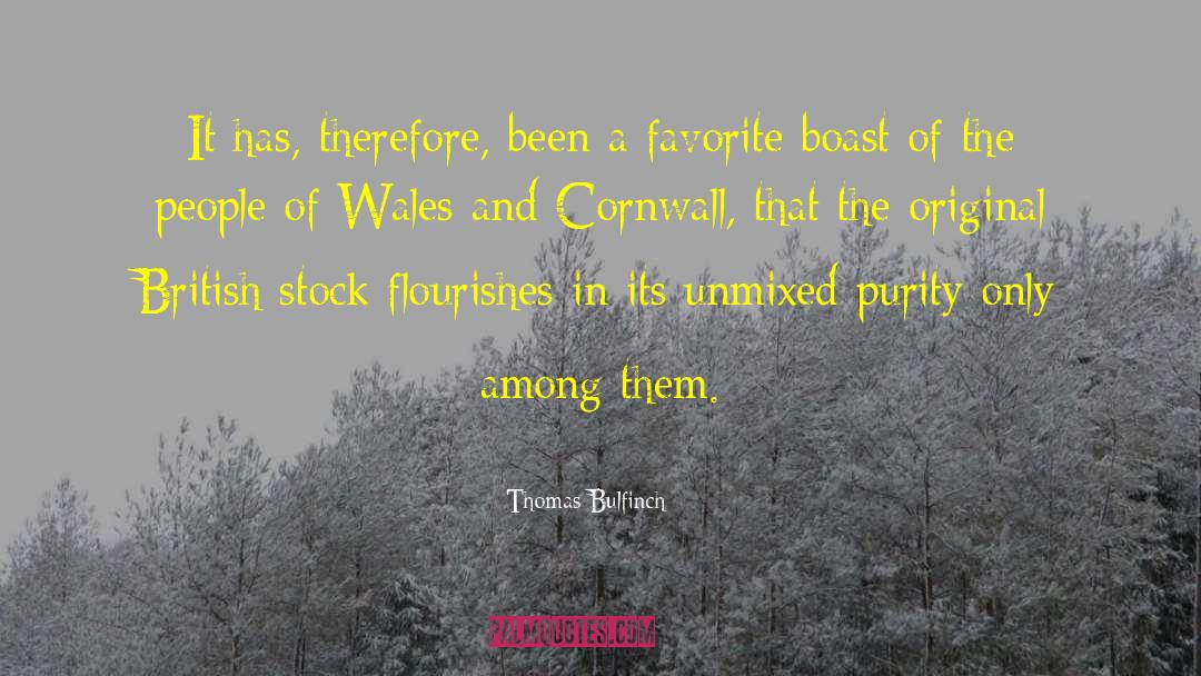 Cornwall quotes by Thomas Bulfinch