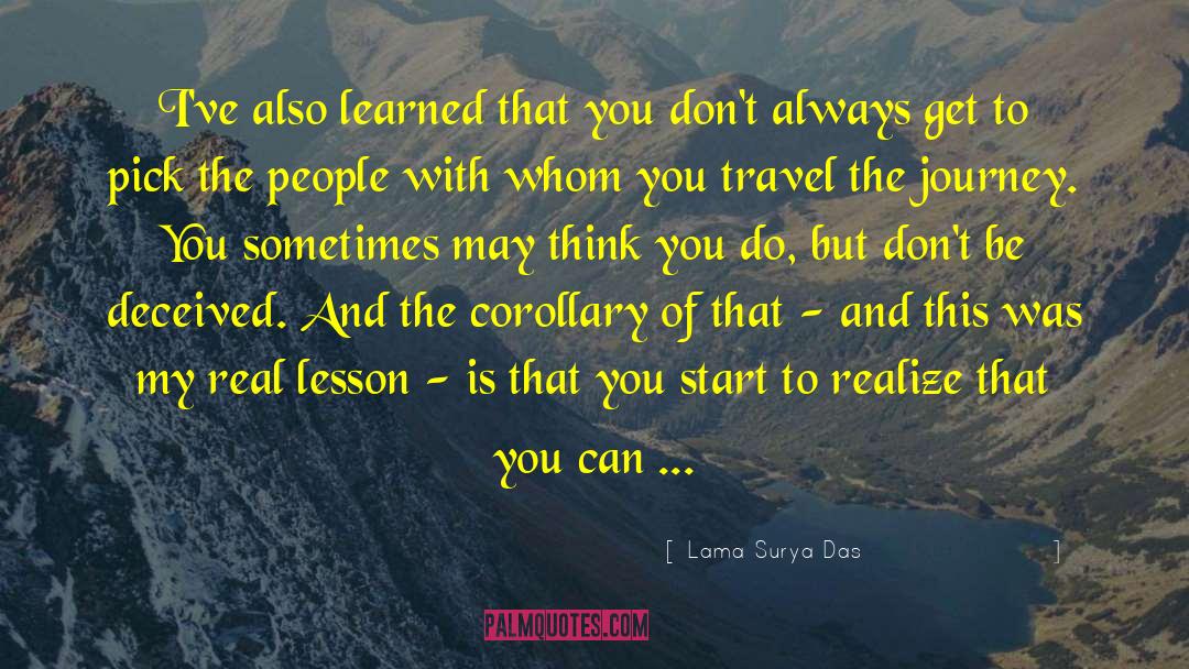 Corollary quotes by Lama Surya Das