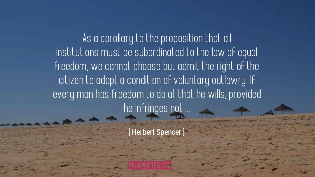 Corollary quotes by Herbert Spencer