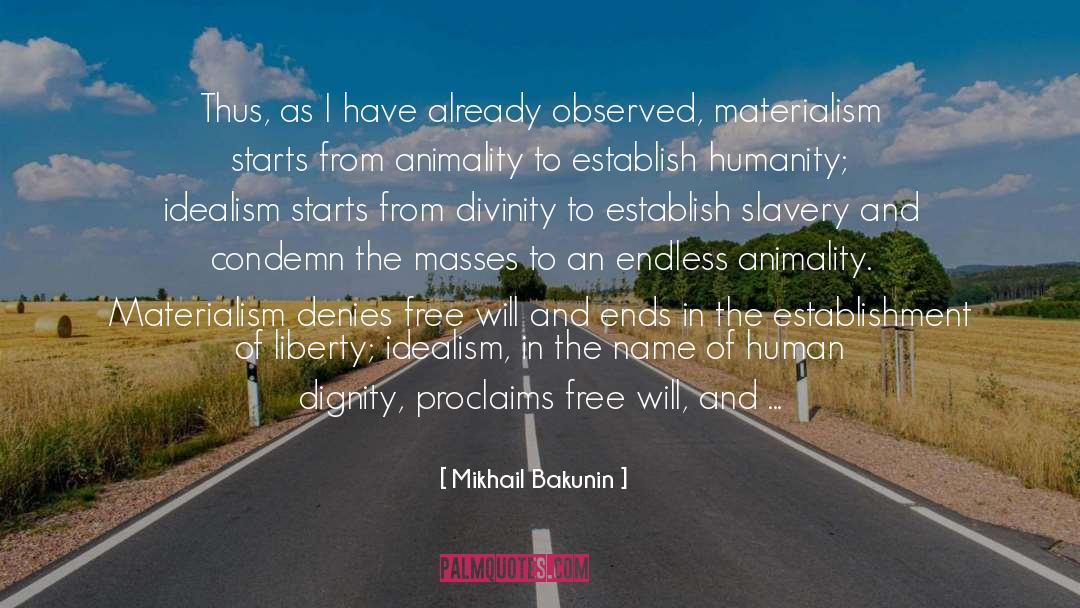 Corollary quotes by Mikhail Bakunin
