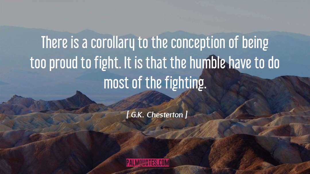 Corollary quotes by G.K. Chesterton