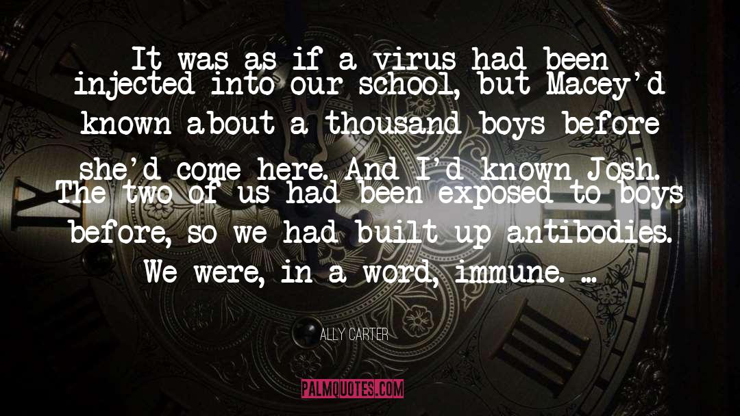 Corona Virus quotes by Ally Carter