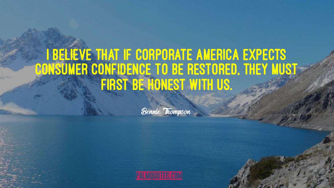 Corporate America quotes by Bennie Thompson