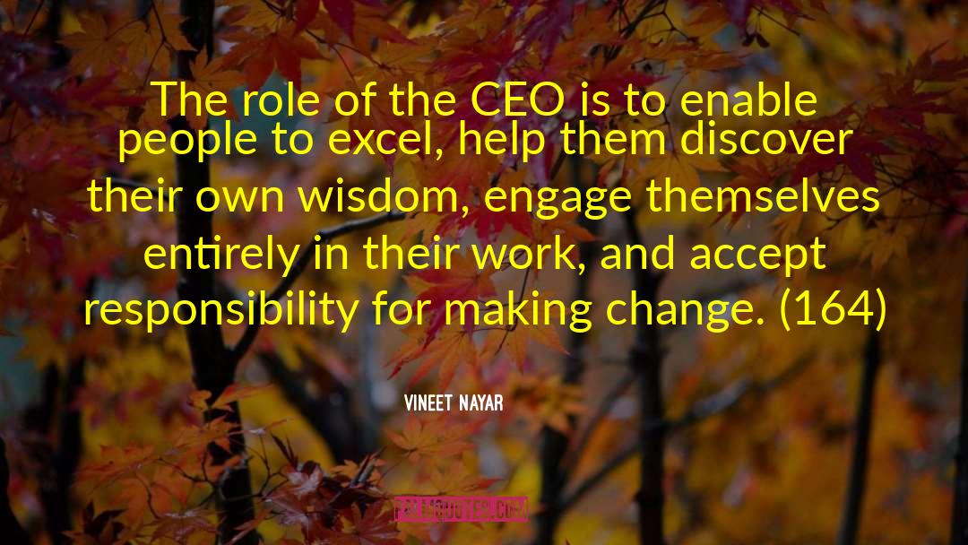 Corporate Change quotes by Vineet Nayar