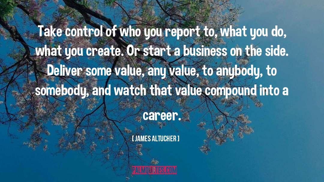 Corporate Control quotes by James Altucher