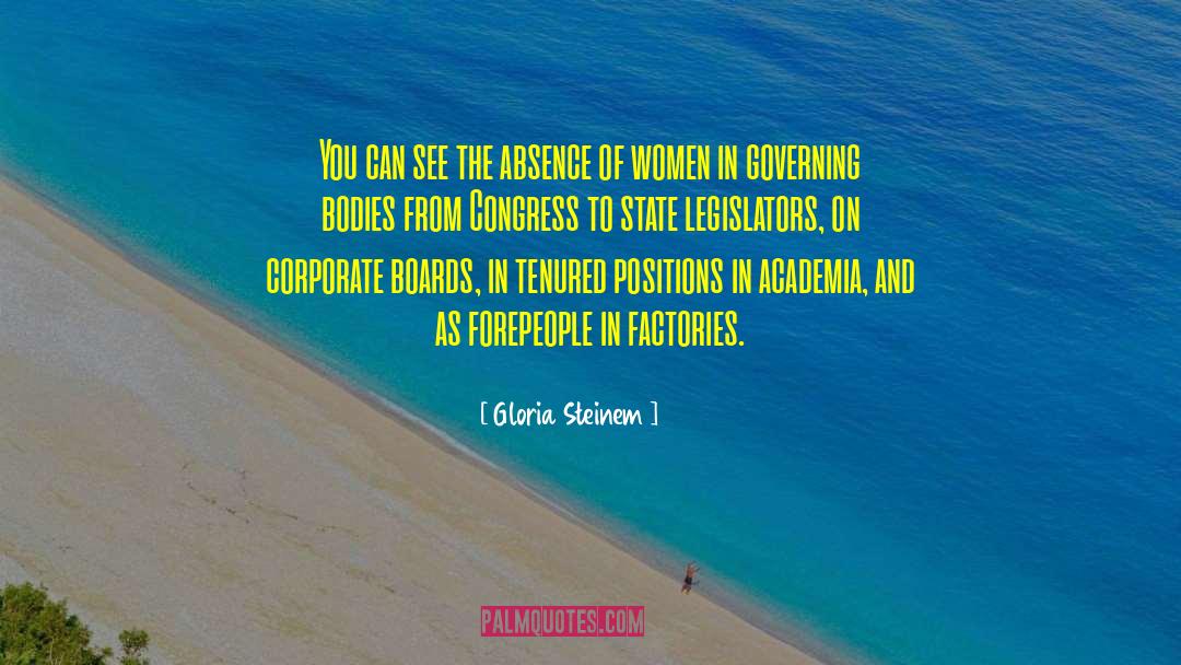 Corporate Corruption quotes by Gloria Steinem