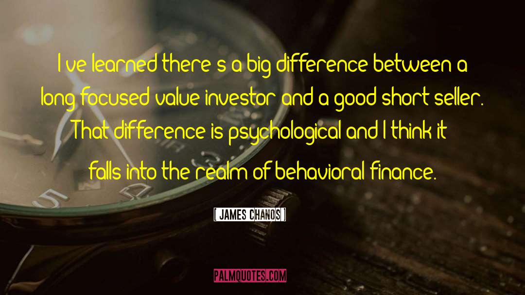 Corporate Finance quotes by James Chanos