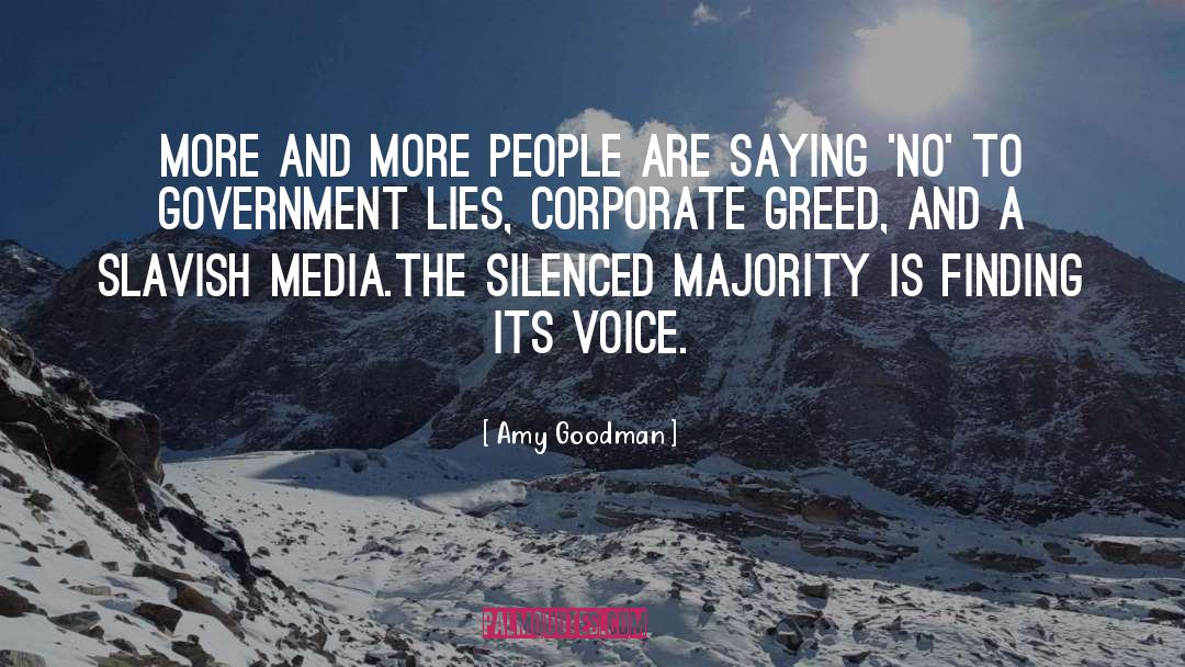 Corporate Greed quotes by Amy Goodman