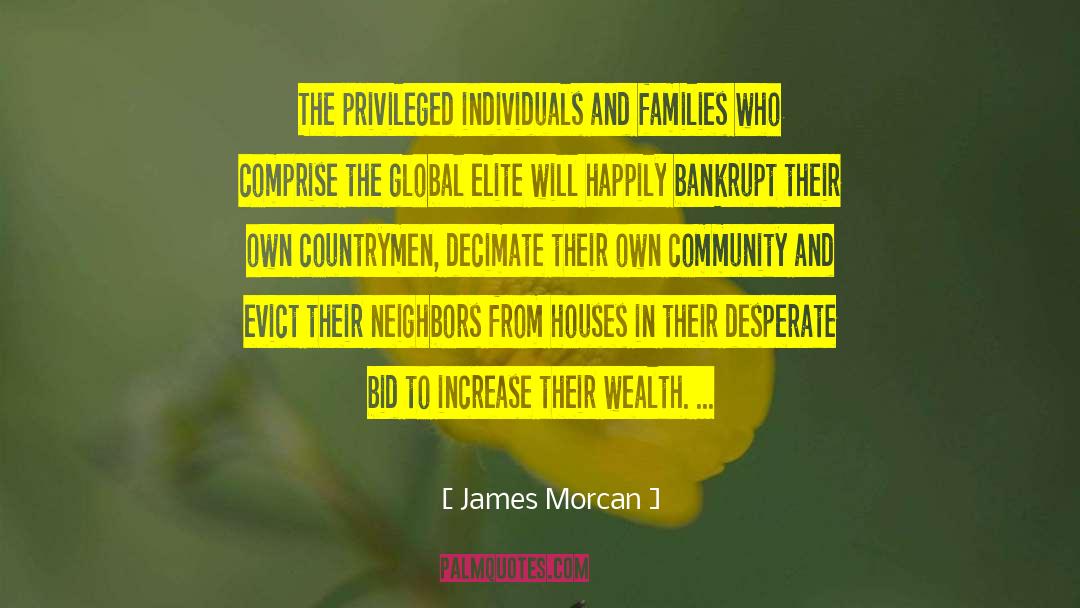 Corporate Greed quotes by James Morcan