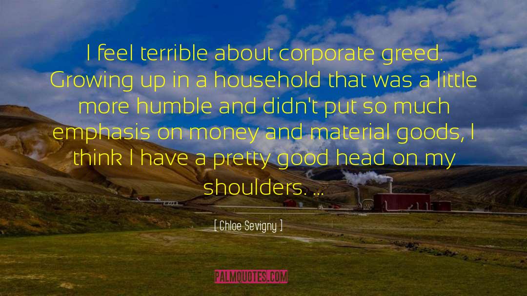 Corporate Greed quotes by Chloe Sevigny