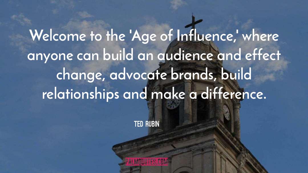 Corporate Influence quotes by Ted Rubin