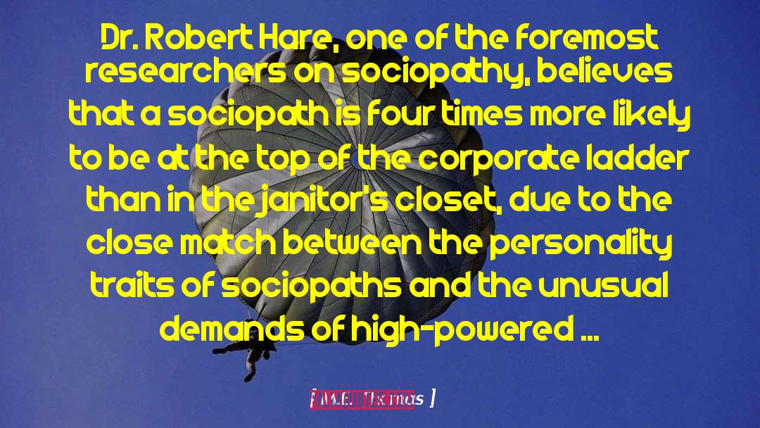 Corporate Ladder quotes by M.E. Thomas