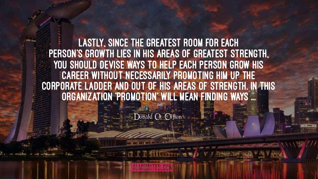 Corporate Ladder quotes by Donald O. Clifton