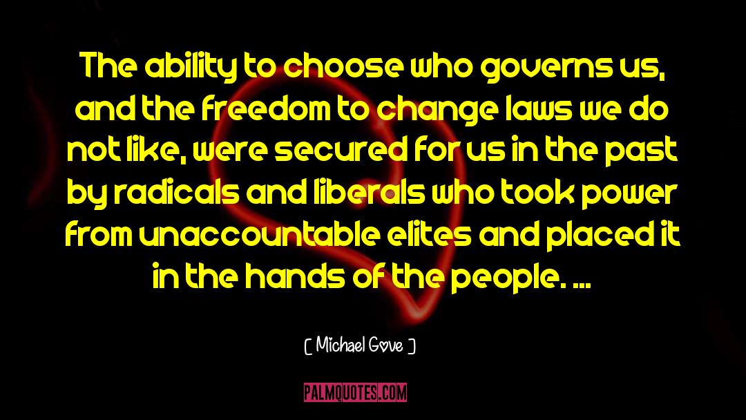 Corporate Power quotes by Michael Gove