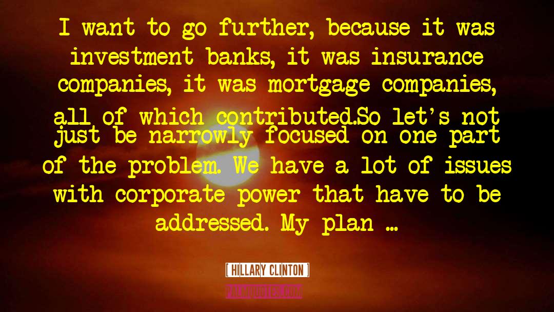 Corporate Power quotes by Hillary Clinton