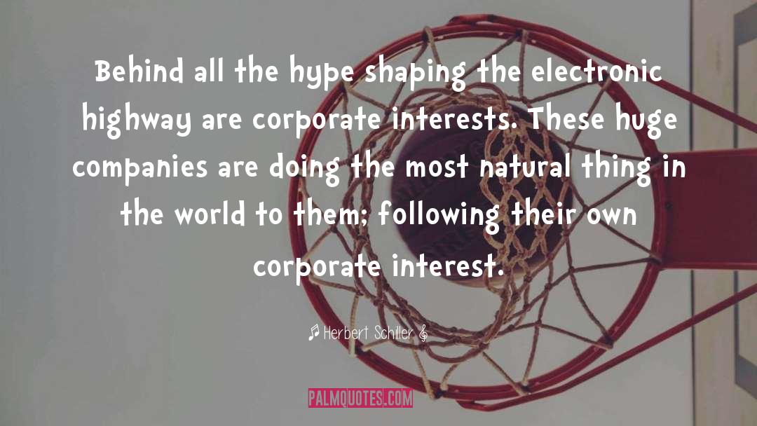Corporate quotes by Herbert Schiller