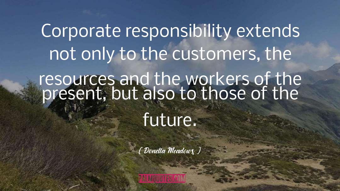 Corporate Responsibility quotes by Donella Meadows