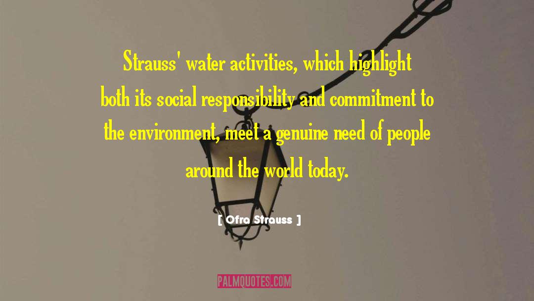 Corporate Social Responsibility quotes by Ofra Strauss