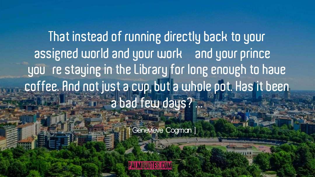 Corporate World quotes by Genevieve Cogman