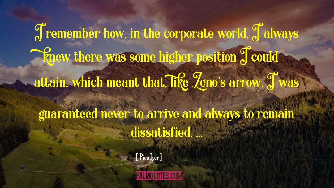 Corporate World quotes by Pico Iyer