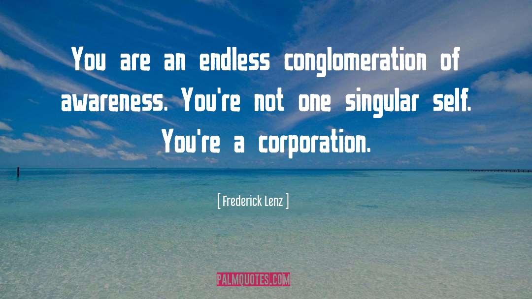 Corporation quotes by Frederick Lenz