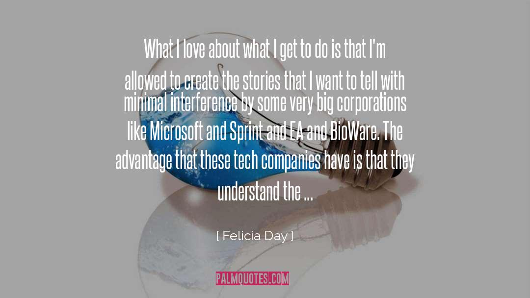 Corporations quotes by Felicia Day