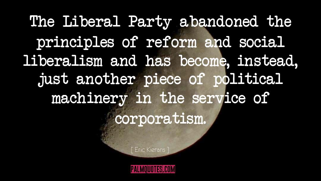 Corporatism Wiki quotes by Eric Kierans
